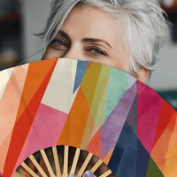 KALEIDOSCOPE Hand Fans | The Double Take Collection