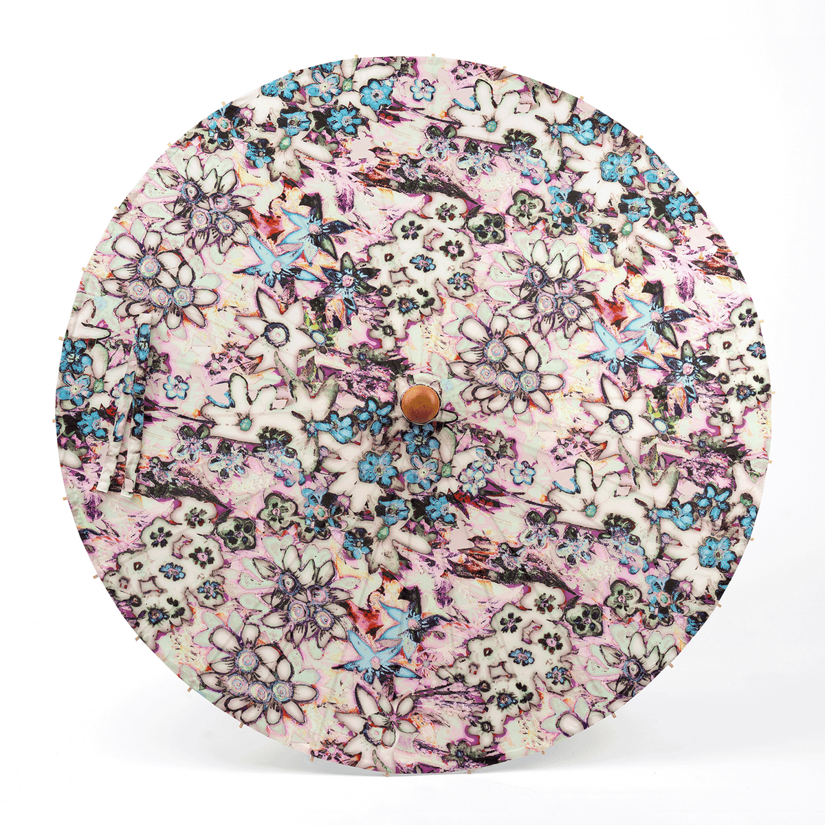 Lily-Lark | FLORIA print UV sun parasol/umbrella, handmade, UPF 50+