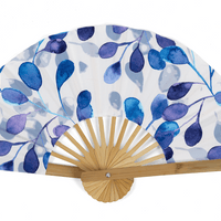 PLUM POMS Hand Fans