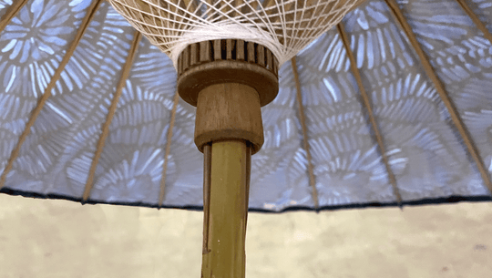 How to open a 'sticky' parasol