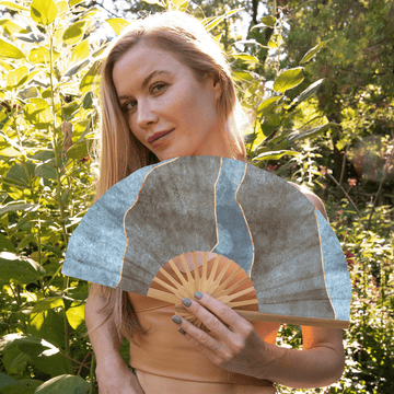 GRAY MOUNTAINS Hand Fans